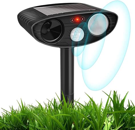 RESSYYT Solar Powered Ultrasonic Cat Deterrent with Motion India | Ubuy