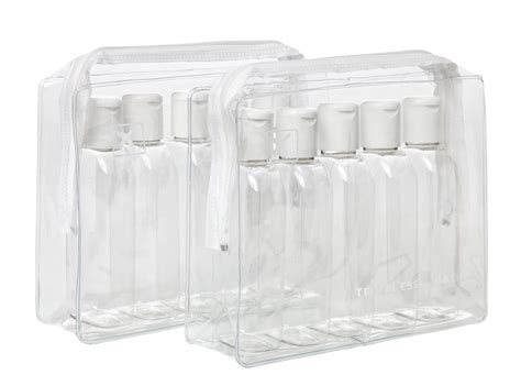 Travel Pack For Liquids 10 X 100ml Pet Plastic Bottles | Desertcart INDIA