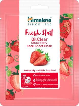HIMALAYA Fresh Start Strawberry Face Sheet Mask - Price in India, Buy ...