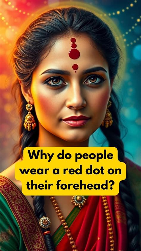 Best 13 Why do people wear a red dot, or bindi, on their forehead – Artofit