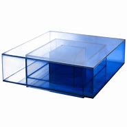 Image result for Curved Clear Glass Coffee Table