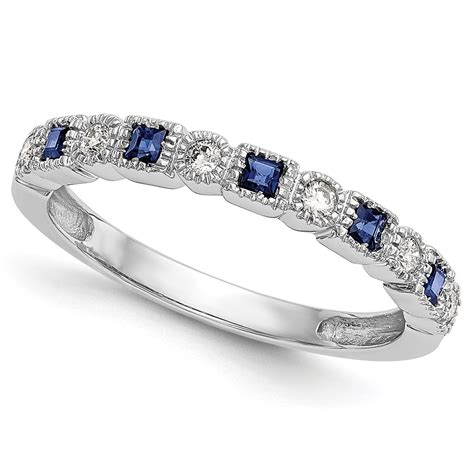 Sapphire Engagement Rings and Wedding Bands