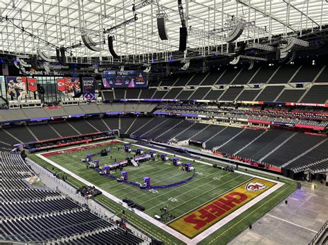 Super Bowl 2024: Chiefs logos take over rival Raiders' stadium | WKRG.com