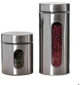 GTR Steel Tea Coffee & Sugar Container - 700 ml, 1300 ml Price in India ...