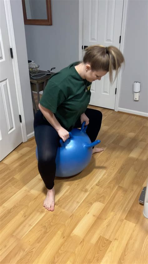 Blair Winters | New elephant yoga ball!! #explorepage I think this is really going to take my ...