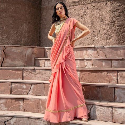 8 Chic Pre-stitched Saree Images for the Bride & Her Squad