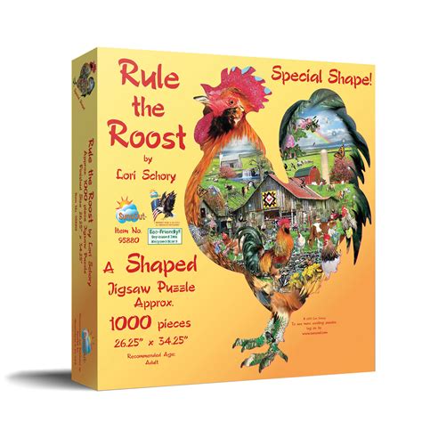 Rule the Roost, 1000 Pieces, SunsOut | Puzzle Warehouse