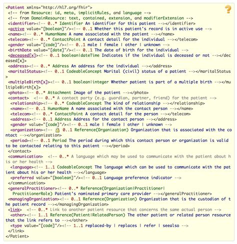 Image result for Fhir Resource Example