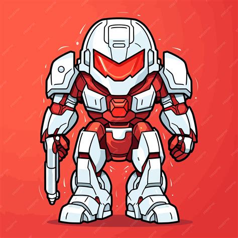 Red Robot Background 的图像结果