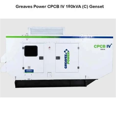 Diesel Generator Sets - Greaves Power CPCB IV 400 kVA Genset Service ...