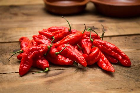 Ghost Pepper Naga Jolokia Pepper Gedroogde Naga Jolokia / Bhut Jolokia