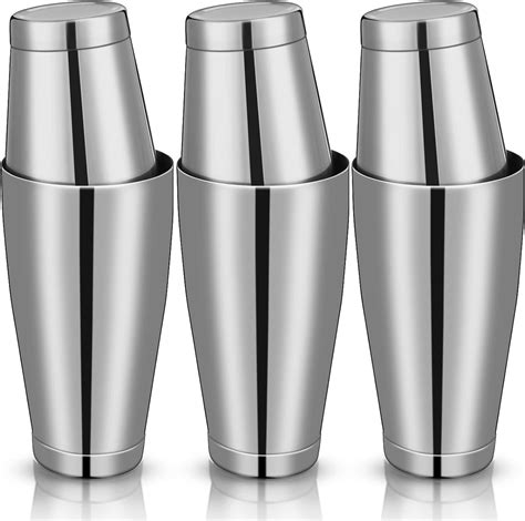 Sabary 6 Pcs Cocktail Shakers Professional Bar Shaker Boston Set ...