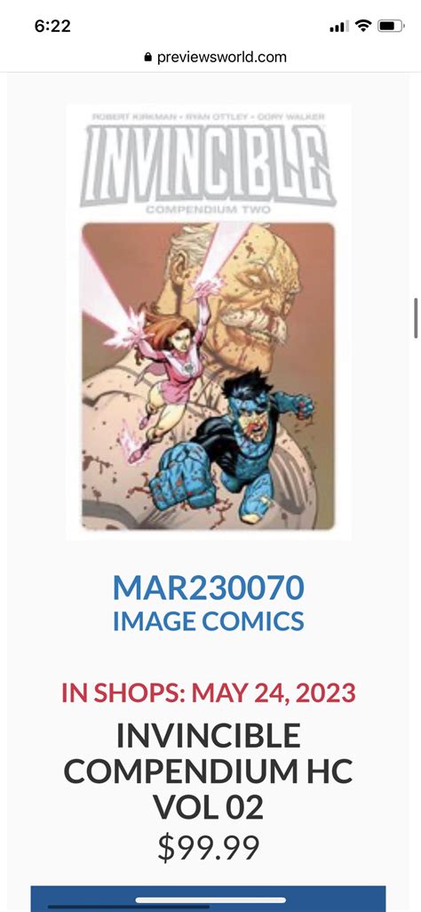 Invincible Hardcover Compendium vol 2 coming May 2023 : r/OmnibusCollectors