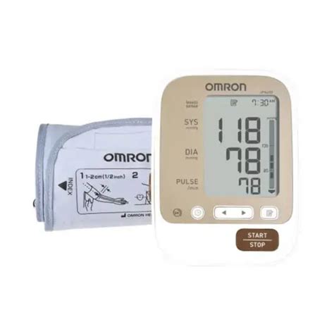 Omron JPN 600 Made in Japan with BP Level Indicator, Storage bag and 9
