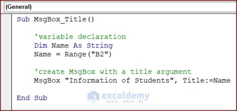 Msgbox Examples 的图像结果
