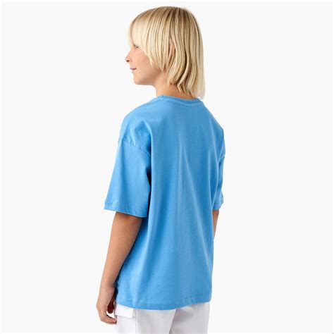 Buy Juniors Stitch Print T-shirt with Short Sleeves from Juniors at ...