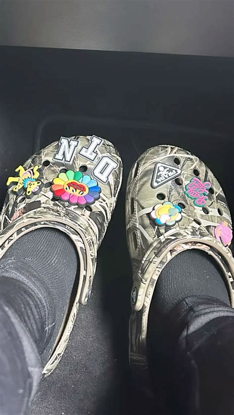 Camo crocs | Girly shoes, Crocs fashion, Swag shoes