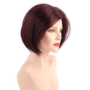 PopEye Short Bob Wigs - Synthetic Wigs for Women - Heat Resistant Short ...