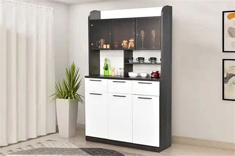 15 Beautiful and Modern Crockery Unit Designs for Kitchen - Decorpot