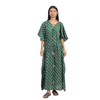 Buy NIHSAMAH Cotton Kaftan Nighty for Women — Printed Premium Stylish ...
