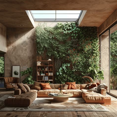 Earthy Living Room: Balancing Textures and Colors