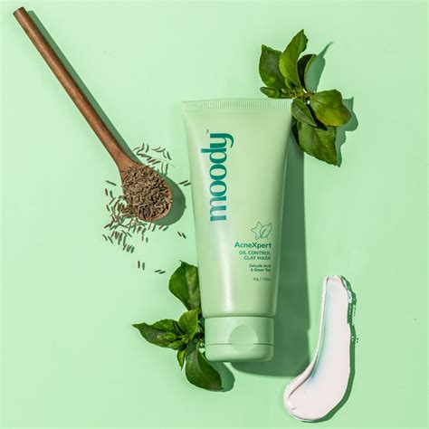 AcneXpert Oil Control Clay Mask with Salicylic Acid & Green Tea – Moody ...