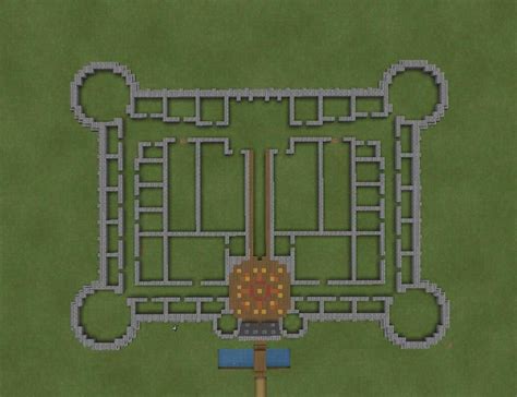 Minecraft castle blueprints layout – Artofit