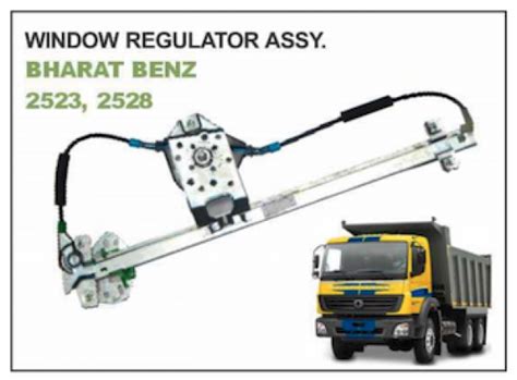 Car International Window Regulator Manual Bharat Benz 2523,2528 LHS CI ...