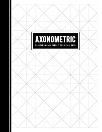 Buy Axonometric Diamonds Graph Paper 1 Inch Full Grid: Vertical Guides ...