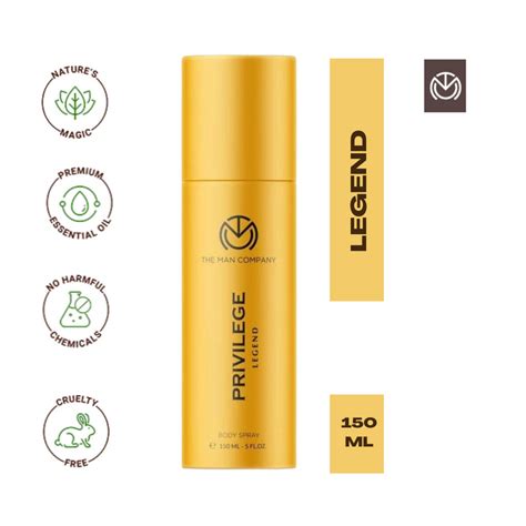 Shop THE MAN COMPANY Privilege Legend Body Spray 150ML at bellegirl ...