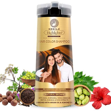 Buy Kokila Hair Color Shampoo for Men & Women | No Ammonia - No Paraben ...