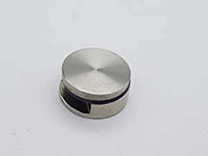 Buy RAB Aluminum SS Round Wall Mount Full Mirror Button Cap (6mm) - 4 ...