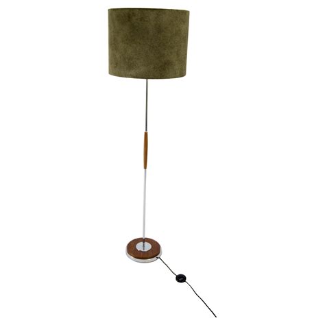 Big White Glass Floor Lamp by Karel Volf, Czechoslovakia, 1970s For ...