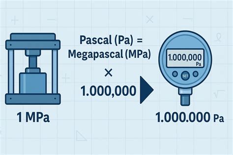 Convertisseur de mégapascals en pascals