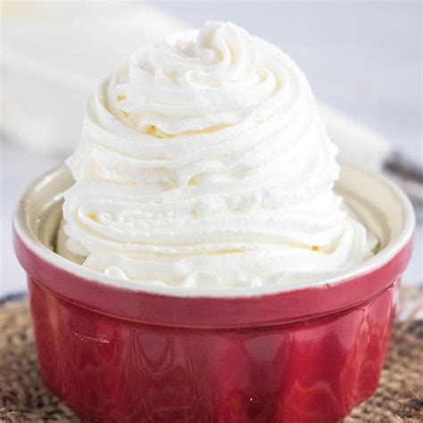 Stabilized Whipped Cream | Dinners, Dishes & Desserts