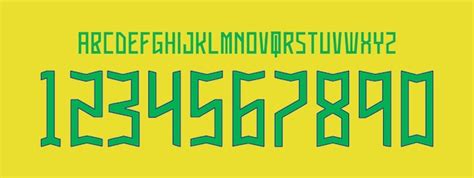 Font vector brazil home 2022 world cup font football sports style ...