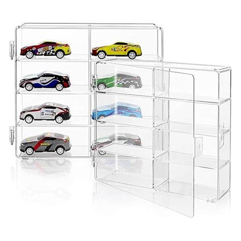Supvox® Cotton Car Models Display Rack, 4-Tier, 8-Compartment Design ...