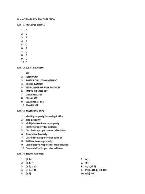 Image result for Math Grade 7 Answer Key