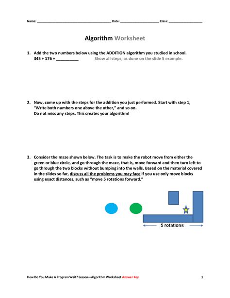 Algorithm Worksheet Unpluged 的图像结果