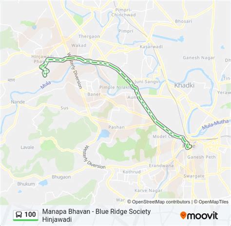 100 Route: Schedules, Stops & Maps - Blue Ridge Society Hinjawadi (Updated)