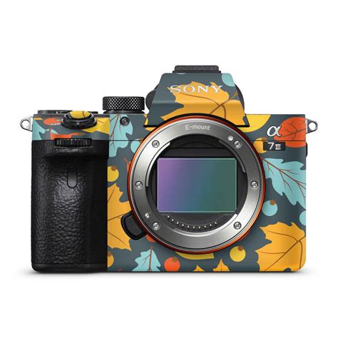 Autumn Pattern Leaves Camera Skins – WrapCart Skins
