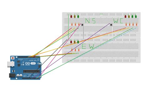 Image result for How to Make Traffic Light in Tinkercad Using Code