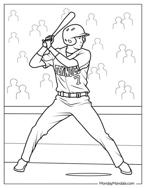 Baseball Coloring Sheets 的图像结果
