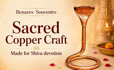 Buy Benares Souvenirs Copper Shivling Arpan Naag Sheshnag Naag Devta ...