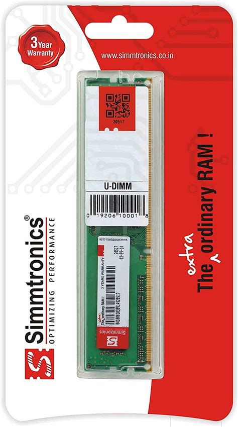 Simmtronics 8GB DDR3 Ram for Desktop 1600 Mhz with 3 Years Warranty ...
