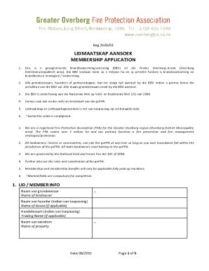 Fillable Online overbergfpa co Overberg District Municipality, Western ...