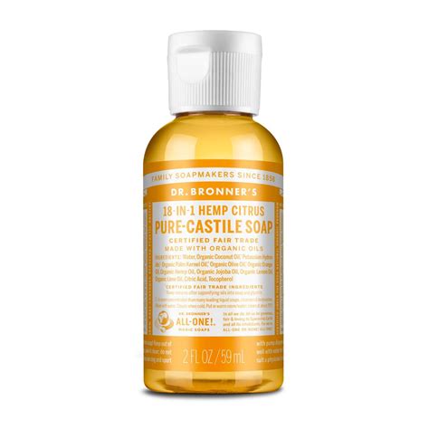 Dr Bronner Castile Liquid Soap Citrus Orange - Evergreen Health ...
