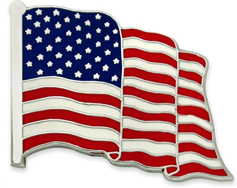 Buy PinMart American Flag Lapel Pin – Made in the USA - Gold or Nickel ...