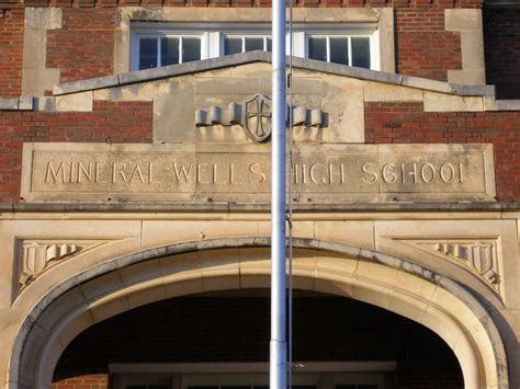 Old Mineral Wells High School Mineral Wells, Abandoned, Minerals, High School, Texas, Fireplace ...