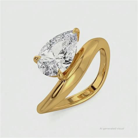 Timeless Pear Lab Grown Diamond Ring – Emori